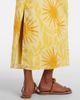 Cala de la Cruz Cala de la Cruz Orly printed cutout linen maxi dress - 6