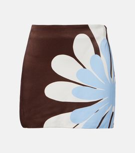 Cala de la Cruz Cala de la Cruz Ricci floral miniskirt