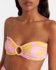 Cala de la Cruz Cala de la Cruz Sandra printed bandeau bikini top - 3