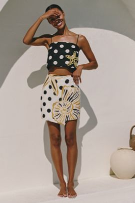 Cala de la Cruz Chemena Linen Skirt