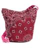 Call It By Your Name Call It By Your Name Cotton Bandana Bucket Bag Bordeaux / Fuchsia One - 1