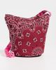 Call It By Your Name Call It By Your Name Cotton Bandana Bucket Bag Bordeaux / Fuchsia One - 2