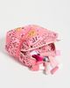 Call It By Your Name Call It By Your Name Happy Face Bandana Cotton Vanity Pouch Strawberry / Pale Pink One - 4