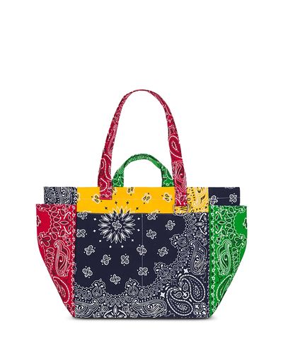 Call It By Your Name Call it By Your Name Sac Picnic Patchwork Cotton Tote