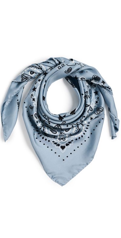 Call It By Your Name Call It By Your Name Silk Bandana Large Chambray One
