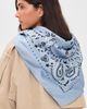 Call It By Your Name Call It By Your Name Silk Bandana Large Chambray One - 3