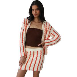 Callahan Callahan Sienna Crochet Button Down Top - Women's