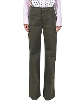 Callas Milano Callas Milano Jane High Waist Flare Twill Jeans in Olive