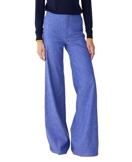 Callas Milano Callas Milano Jane Stretch Denim Flare-Leg High Waist Jean Wash Pale Blue