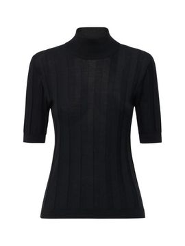 Callas Milano Callas Milano Jordyn Short sleeve mockneck sweater