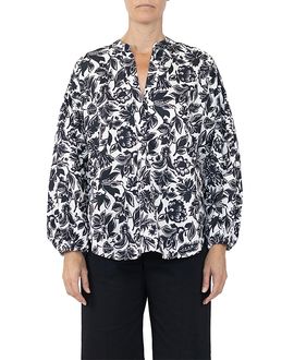 Callas Milano Callas Milano Keaton Lantern Sleeve Shirt