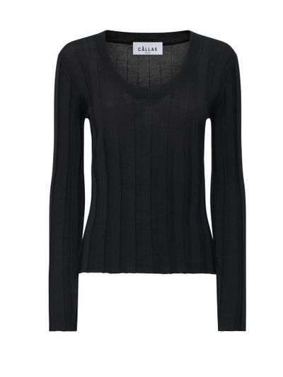 Callas Milano Callas Milano Margot Scoop neck sweater
