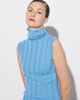 Callas Milano Callas Milano Romy Merino Wool Ribbed Sleeveless Turtleneck - 2