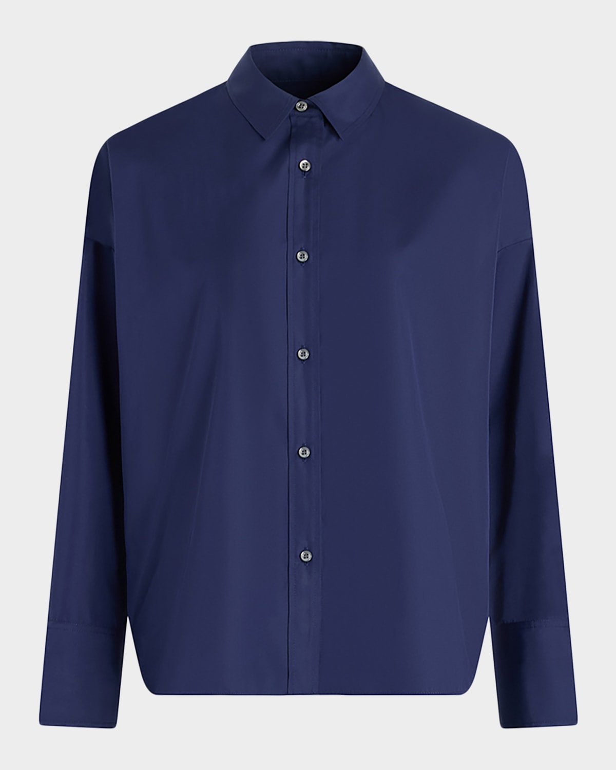 CALLAS Milano Sirene Poplin Silk Scarf-Back Shirt