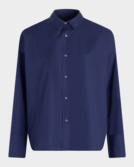 CALLAS Milano Sirene Poplin Silk Scarf-Back Shirt