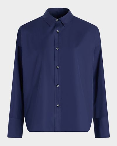 CALLAS Milano Sirene Poplin Silk Scarf-Back Shirt