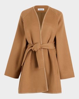 CALLAS Milano Sonoma Belted Wrap Cardigan Coat