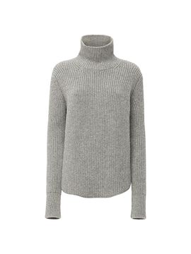 Callas Milano Women's Barrie Long Sleeve Turtleneck Ribbed Sweater