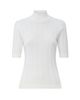 Callas Milano Women's Jordyn Short Sleeve Mock Neck Sweater - 5