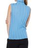 Callas Milano Women's Romy Sleeveless Turtleneck Sweater in Merino Wool Rib - 3