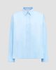 Callas Milano Women's Sirene Poplin Shirt with Silk Twill Lake Como Print Scarf Back - 2