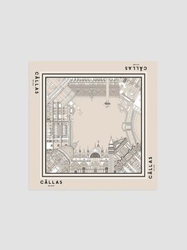 Callas Milano Women's Venezia Venice Silk Scarf