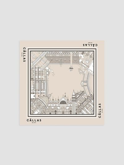 Callas Milano Women's Venezia Venice Silk Scarf