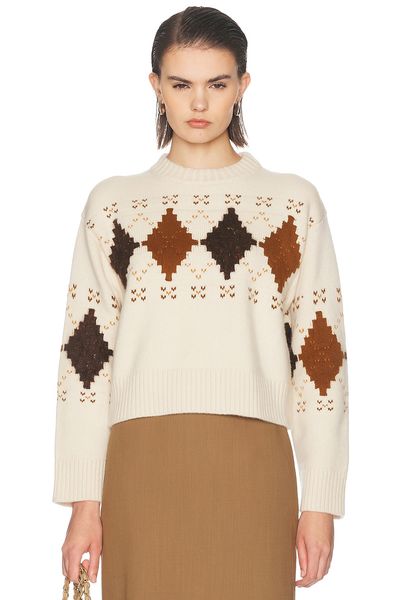 Calle Del Mar Calle Del Mar Donegal Argyle Crewneck Sweater