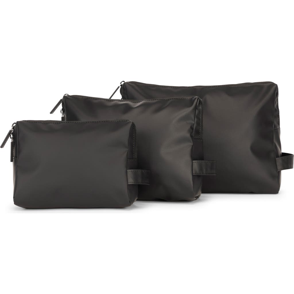 CALPAK CALPAK 3-Piece Water Resistant Zip Pouch Set
