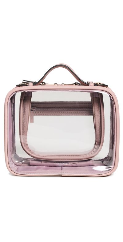 CALPAK CALPAK Medium Clear Cosmetics Case Mauve One
