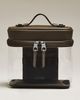 CALPAK Clear Train Case with Top Compartment - 1