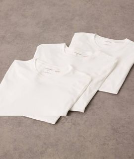 Calvin Klein Calvin Klein 3-pack loungewear T-shirts in white
