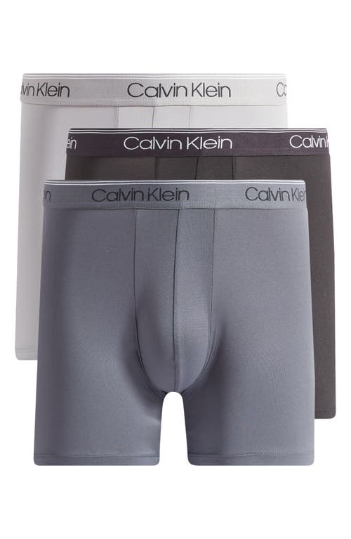 Calvin Klein Calvin Klein 3-Pack Low Rise Microfiber Stretch Boxer Briefs