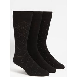 Calvin Klein Calvin Klein 3-Pack Patterned Dress Socks