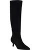 Calvin Klein Calvin Klein Akenzie Knee High Kitten Heel Suede Boot - 1