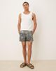 Calvin Klein Calvin Klein all over print drawstring swim shorts in multi-Black - 2