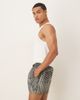 Calvin Klein Calvin Klein all over print drawstring swim shorts in multi-Black - 3