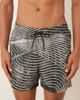 Calvin Klein Calvin Klein all over print drawstring swim shorts in multi-Black - 4