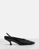 Calvin Klein Calvin Klein Anna leather slingback pumps - 4