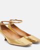 Calvin Klein Calvin Klein Anna metallic leather pumps - 1