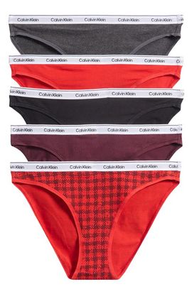 Calvin Klein Calvin Klein Assorted 5-Pack Logo Bikinis