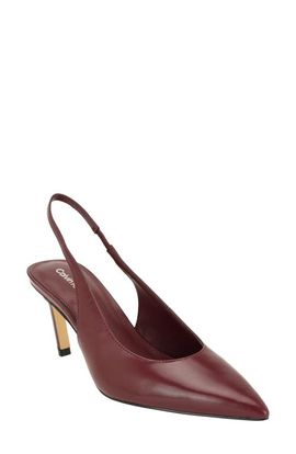 Calvin Klein Calvin Klein Biancya Leather Slingback Pump