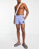 Calvin Klein Calvin Klein box logo swim shorts in blue - 3