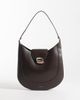 Calvin Klein Calvin Klein bucket bag with two tone hardware in chocolate brown - 1