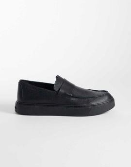 Calvin Klein Calvin Klein chunky leather loafers in black