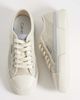 Calvin Klein Calvin Klein chunky low raffia sneakers in off-white - 1
