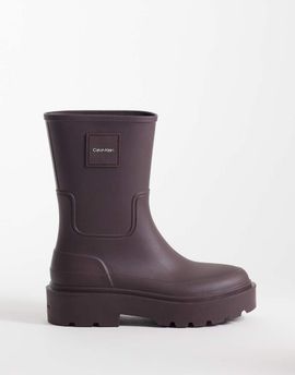 Calvin Klein Calvin Klein chunky rain boots in brown