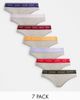 Calvin Klein Calvin Klein CK One Cotton 7-pack bikini style briefs in multi colors - 1