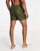 Calvin Klein Calvin Klein CK One polyester swim shorts in khaki-Green - 2
