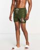 Calvin Klein Calvin Klein CK One polyester swim shorts in khaki-Green - 3